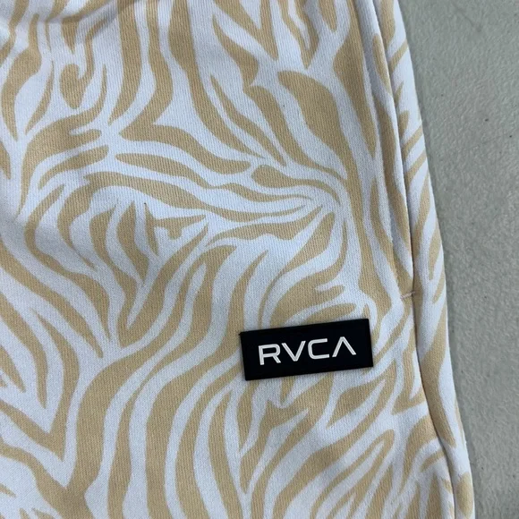 RVCA White and Tan Track Pants - Picture 2 of 6